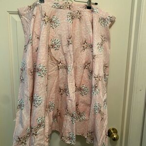 EUC Hell Bunny Vixen Deer Patterned Skirt Size 4XL